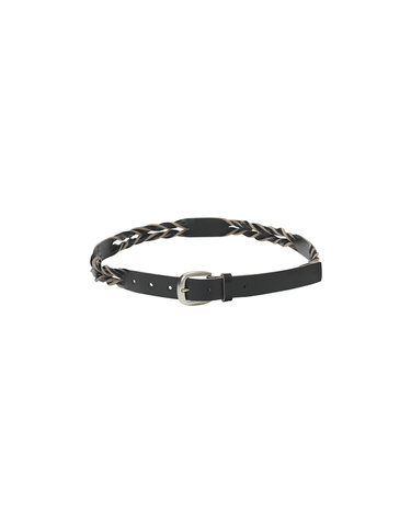솔티페블 TWISTED BELT [BLACK]