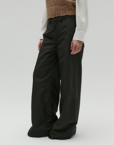 SOFT PADDED WIDE PANTS [CHECK]