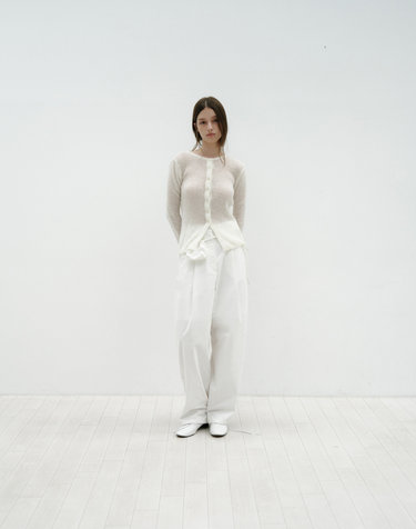 DETACHABLE POCKET BALLOON PANTS [WHITE]