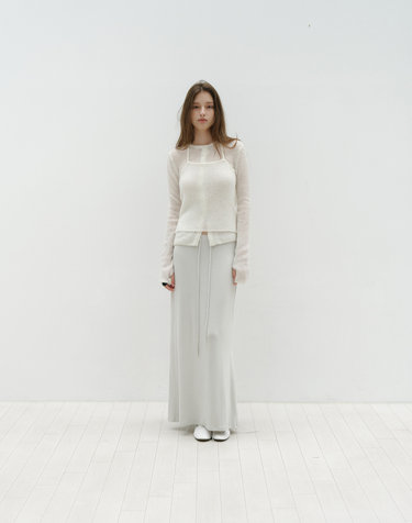 [1st REORDER] ALPACA HALTER KNIT [IVORY]