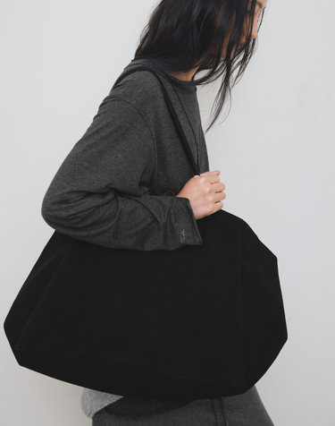 [1st REORDER] SUEDE URBAN BAG [BLACK]