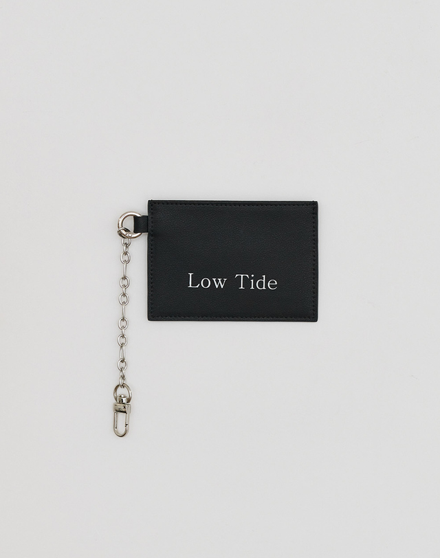 로우타이드 KEYRING CARD WALLET [BLACK] 블랙 착용컷