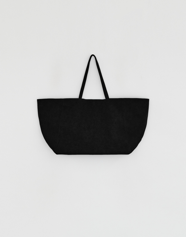 로우타이드 [1st REORDER] SUEDE URBAN BAG [BLACK] 블랙 착용컷