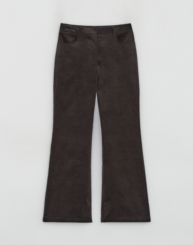 로우타이드 CORDUROY BOOTCUT PANTS [BROWN] 브라운 착용컷