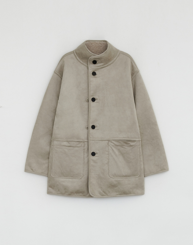 로우타이드 SHEARING REVERSIBLE MUSTANG [BEIGE] 베이지 착용컷