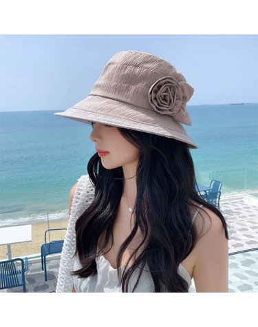 [아일렌]플라워 버킷햇(인디핑크)