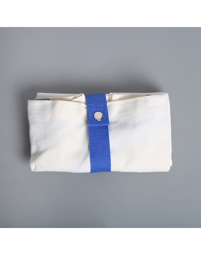 아일렌 [아일렌]패커블 커스텀 무지 에코백(35x40cm) (블루) 착용컷