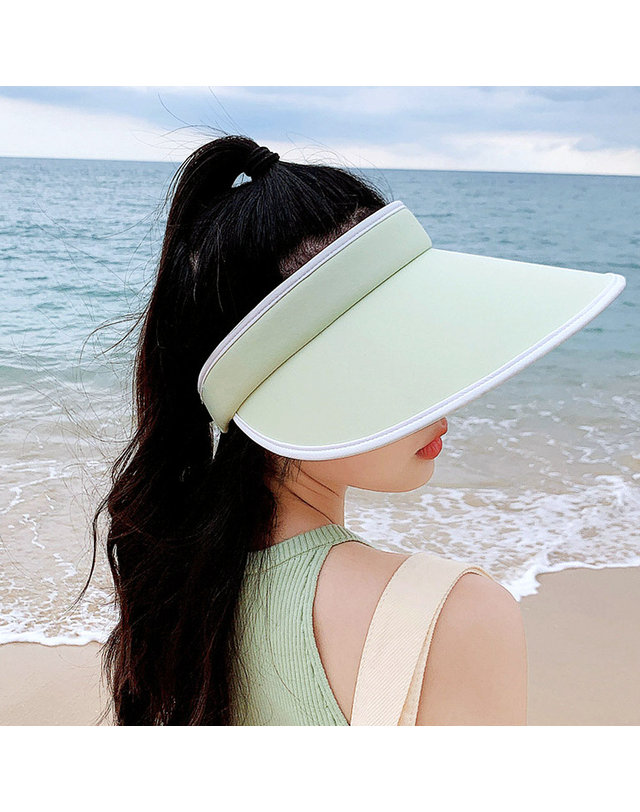 아일렌 [아일렌]쿨아이스 돌돌이 썬캡(그린) 착용컷