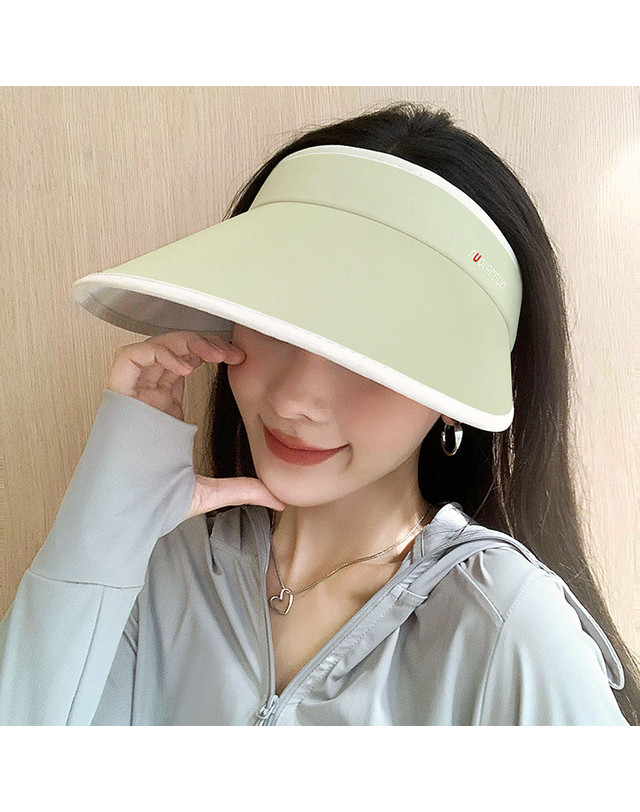 아일렌 [아일렌]쿨아이스 돌돌이 썬캡(그린) 착용컷