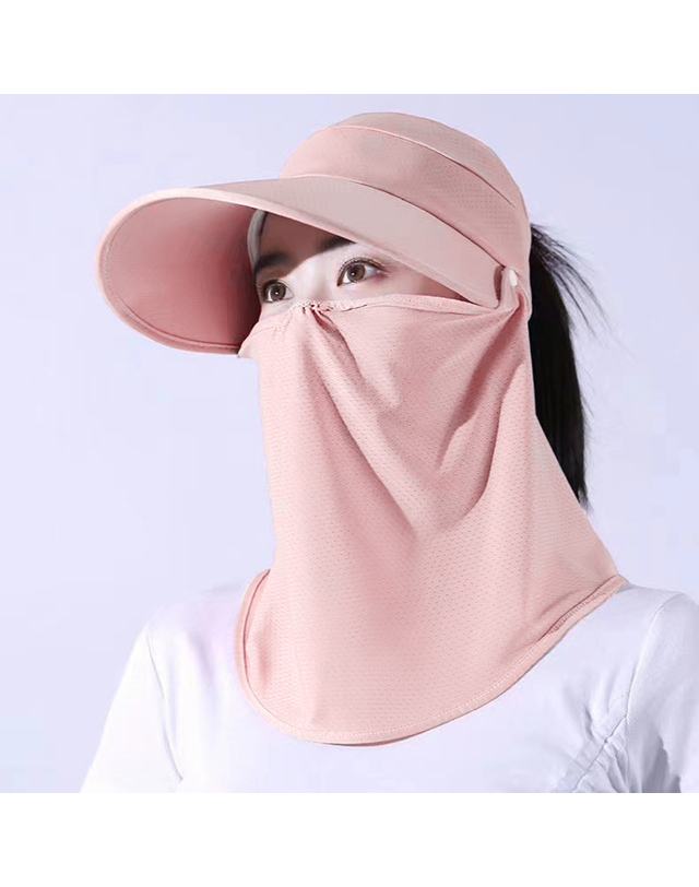 아일렌 [아일렌]썬텍트 햇빛가리개 썬캡(핑크) 착용컷