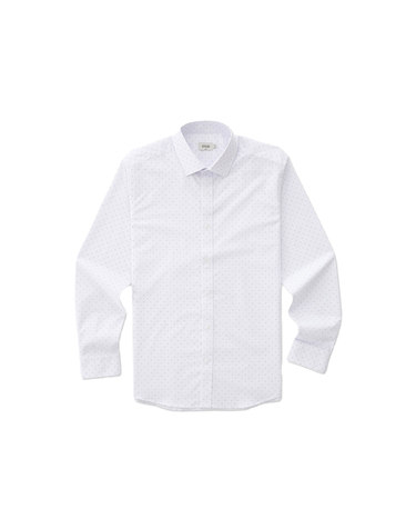 올오버 베이직 셔츠_화이트 (슬림핏)_SDSUA02SAW