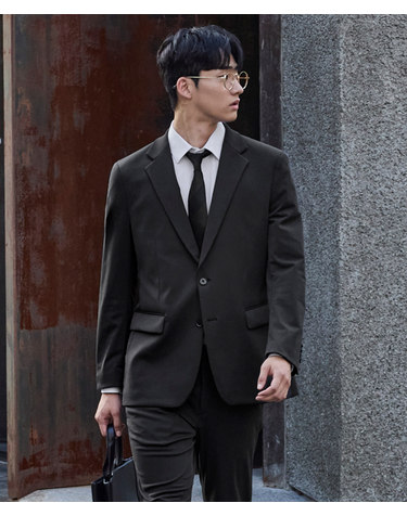 Motion-Free Ultra Stretch 수트_블랙 (클래식핏)_SSJUC31SET
