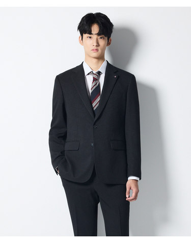 EASY CARE 투톤 수트_차콜 그레이 (클래식핏)_SSJUC51SET