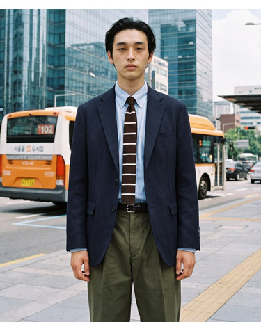 ITALY MARLANE 투톤 울 자켓_네이비 (릴렉스핏)_SJAUD93NSN