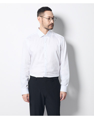 [폼] 재생 폴리 셔츠_화이트 (클래식핏)_SDSXZ61CSW