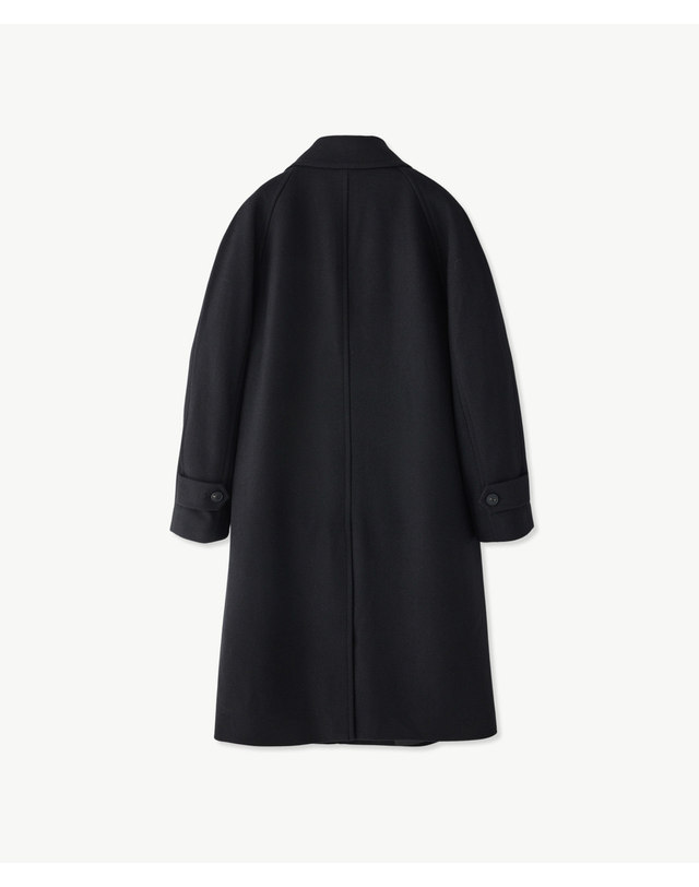 에스티코 미니멀 발마칸 WOOL 코트_블랙 (오버핏)_SCTVD76OSB 착용컷