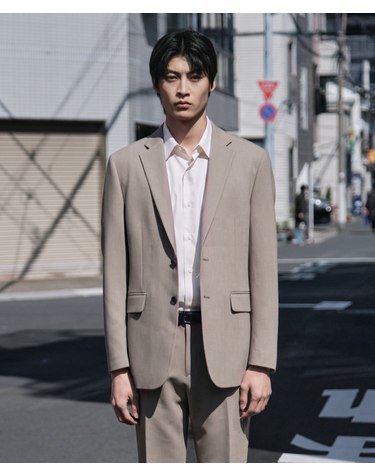 사방스판 에센셜 셋업_베이지 (릴렉스핏)_SEJXZ74SET