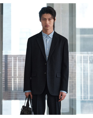 투톤 텍스쳐 경량 썸머 셋업_네이비 (릴렉스핏)_SEJWB05SET