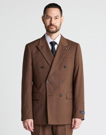 썸머 WOOL 42% 더블 클래식 수트_브라운 (클래식핏)_SSJVB64SET