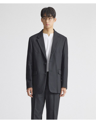 트윌 컴포트 블레이저_블랙 (리얼오버핏)_SEJVA71OSB