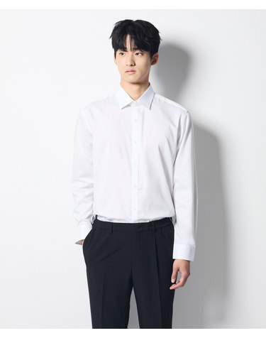 [폼] 재생 폴리 셔츠_화이트 (클래식핏)_SDSXZ65CSW