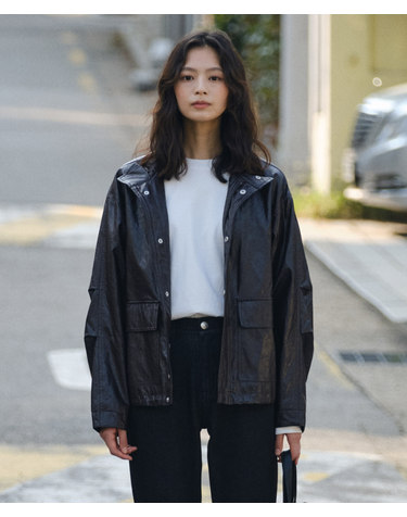 글로시 레더 점퍼_다크와인(오버핏)_LJPVC62OSA