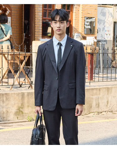 Motion-Free Twill 셋업_그레이 (릴렉스핏)_SEJUC51SET