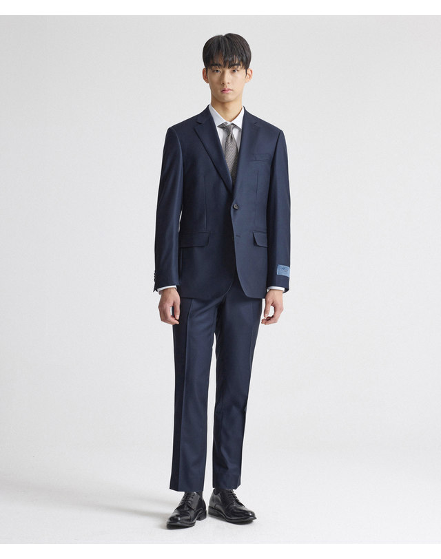 에스티코 GUABELLO 150수 WOOL 100% 수트 네이비 (컴포트핏)_SSJVZ91NSN 착용컷