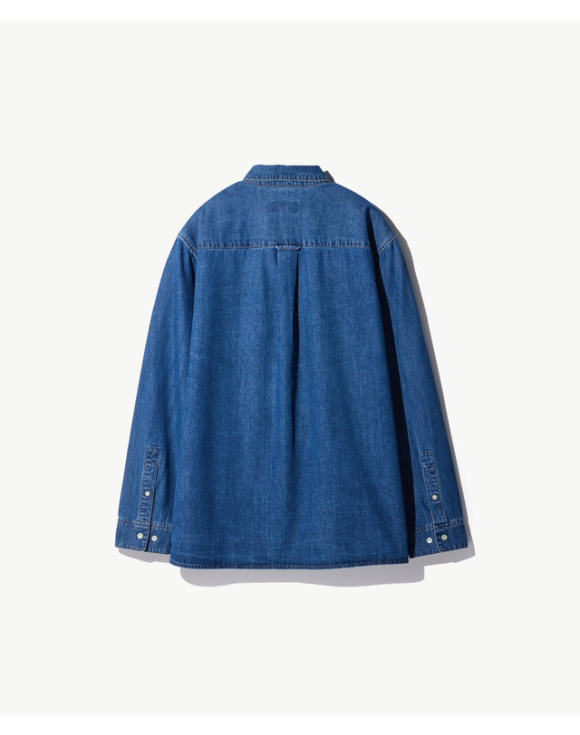 에스티코 8oz Standard Denim Shirts_인디고 (이지핏)_DDSWZ11ESL 착용컷