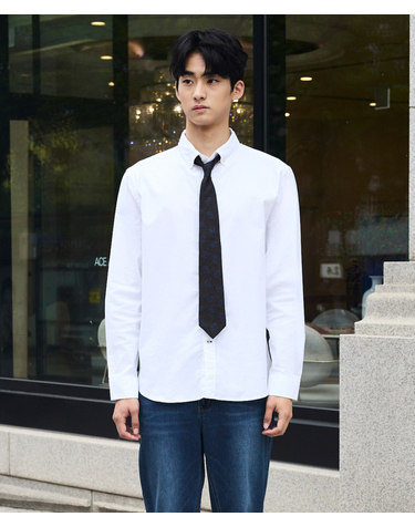 Compact Stretch Oxford Shirts_화이트 (이지핏)_DDSVCB3ESW