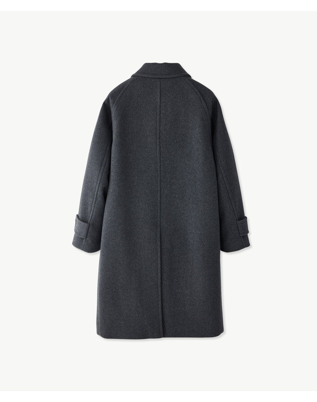 에스티코 발마칸 아웃포켓 WOOL 코트_다크 그레이_LCTVD61OSG 착용컷