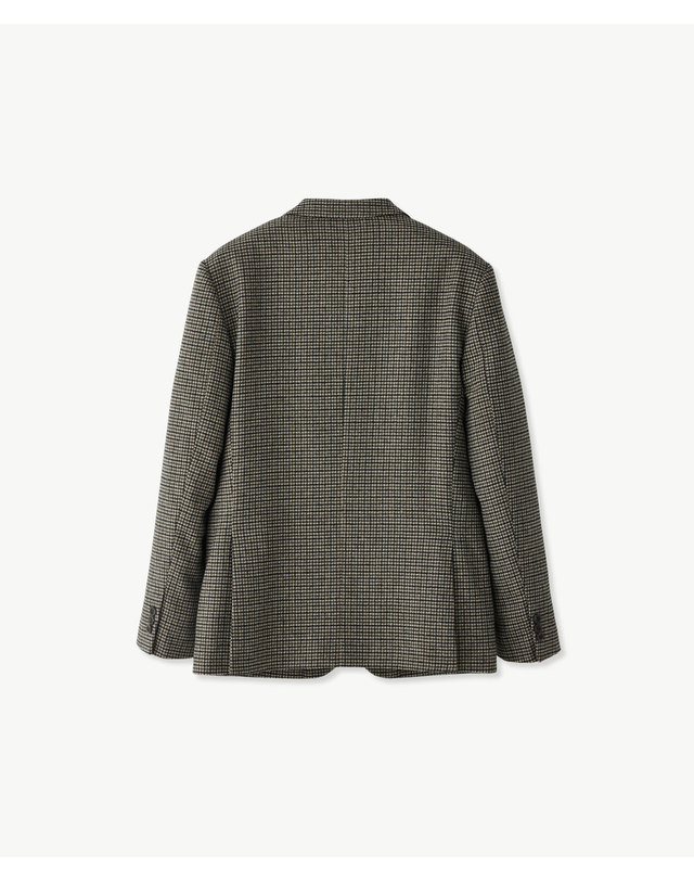에스티코 Hounds-tooth Wool Jacket_카키 (클래식핏)_DJAVD04CCK 착용컷