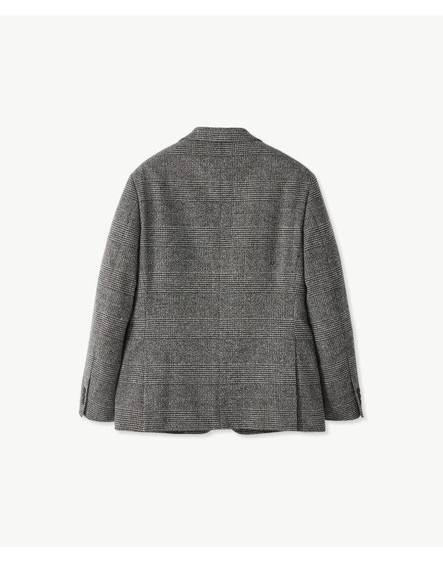 에스티코 Wool Gren-check Jacket_그레이 (클래식핏)_DJAVD03CCG 착용컷