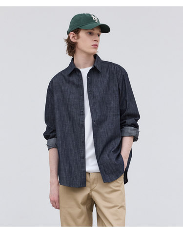 Urban Denim Shirts_인디고 (오버핏)_CDSVC21NS7