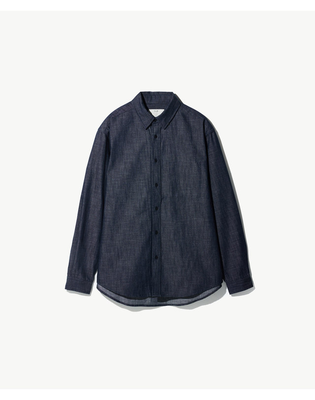 에스티코 Urban Denim Shirts_인디고 (오버핏)_CDSVC21NS7 착용컷