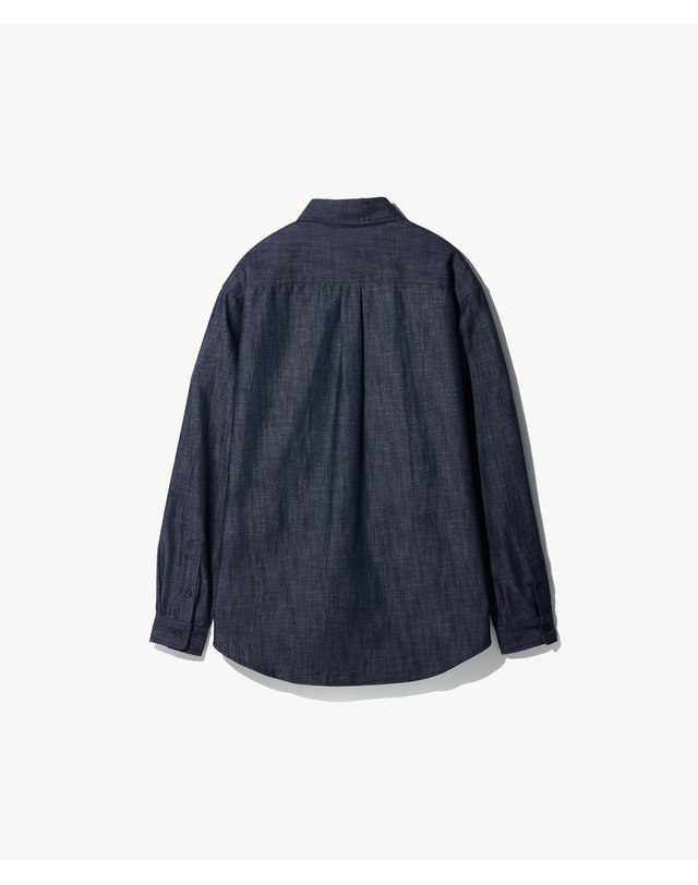 에스티코 Urban Denim Shirts_인디고 (오버핏)_CDSVC21NS7 착용컷