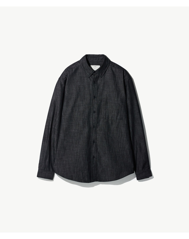 에스티코 Urban Denim Shirts_블랙 (오버핏)_CDSVC20NSB 착용컷