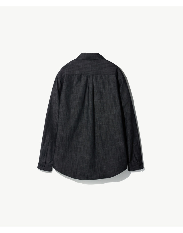 에스티코 Urban Denim Shirts_블랙 (오버핏)_CDSVC20NSB 착용컷