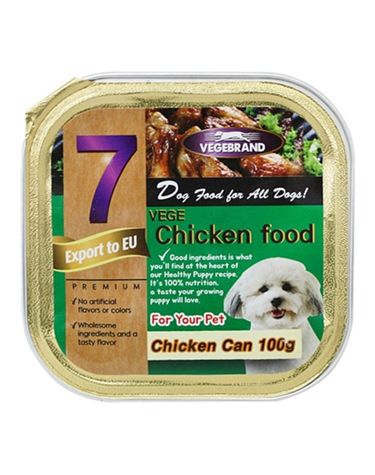 강아지 사각캔 닭고기 100g 1P 반려견 습식 사료 간식