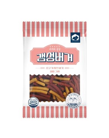 강아지 소고기 치즈버거 100g 1P 훈련 노즈워크 간식