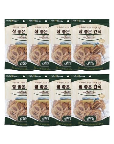 강아지 참좋은 소울대 닭고기 80g 8P 애견 영양 간식