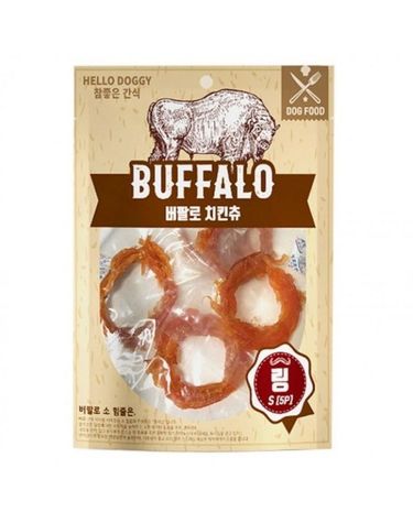 개껌 베이직 헬로도기 강아지 간식 껌 치킨츄 링 S