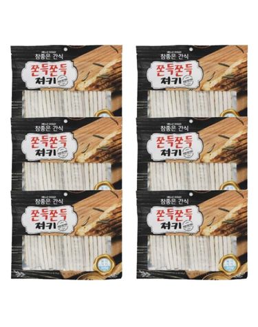 강아지 참좋은 쫀득 북어 져키 300g 6P 육포 간식