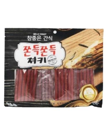 강아지 참좋은 쫀득 양고기 져키 300g 1P 육포 간식
