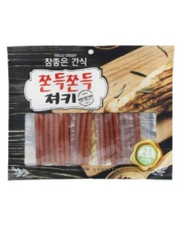 강아지 참좋은 쫀득 치킨 져키 300g 1P 육포 간식