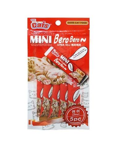 고양이간식 더캣츠 미니 베로베로 1팩 5p 연어