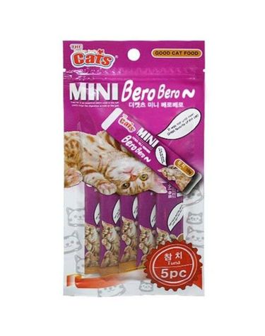 고양이간식 더캣츠 미니 베로베로 1팩 5p 참치