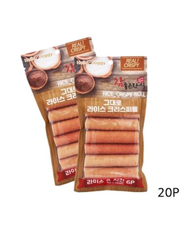 강아지 참좋은 크리스피롤 치킨 6개입 20P 애견 간식