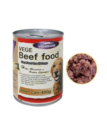 베게 소고기캔 400g 1p 습식사료 통조림사료