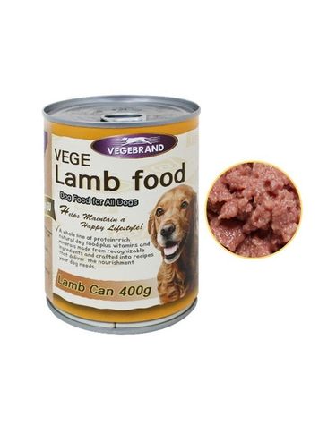 베게 양고기캔 400g 1p 습식사료 통조림사료